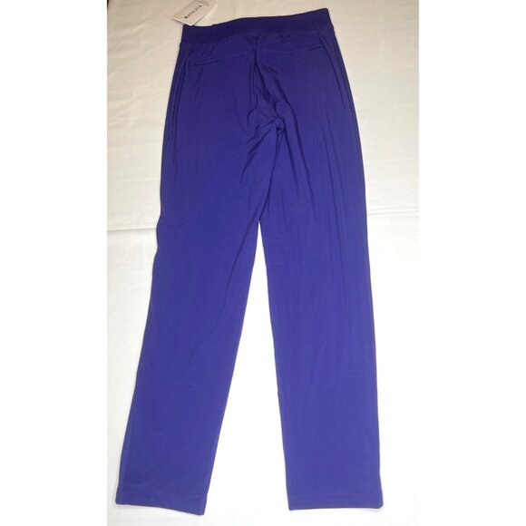 Athleta Brooklyn Lined Pant Womens Purple Ribbed Waist Size 8 - Picture 12 of 16